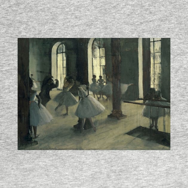 La Repetition au foyer de la danse by Edgar Degas by Classic Art Stall